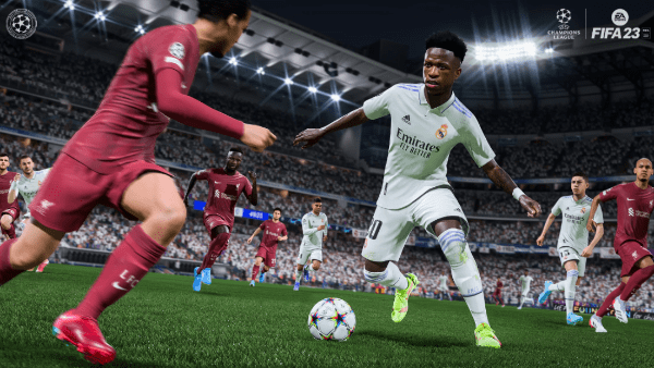 《FIFA23》外脚背射门教学